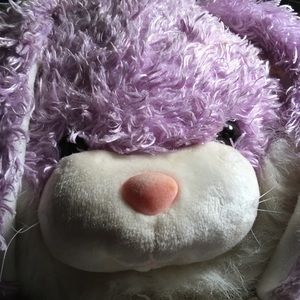 SALE!! Perfect for Easter!!! Purple Easter Bunny stuffed animal large